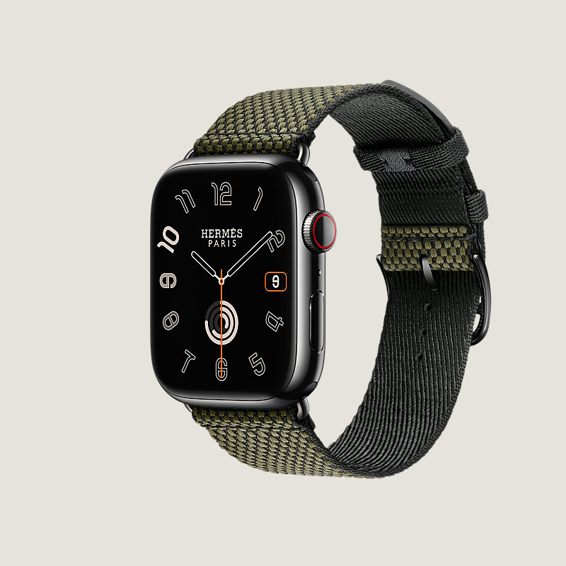 1641 Apple Watch エルメス ブラックレザー HERMES - silvarossol.com